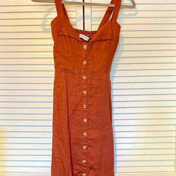 Anthropologie Rusty Red Maxi (size XS) - Picture 1 of 3
